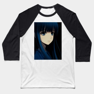 Pretty Anime Girl Baseball T-Shirt